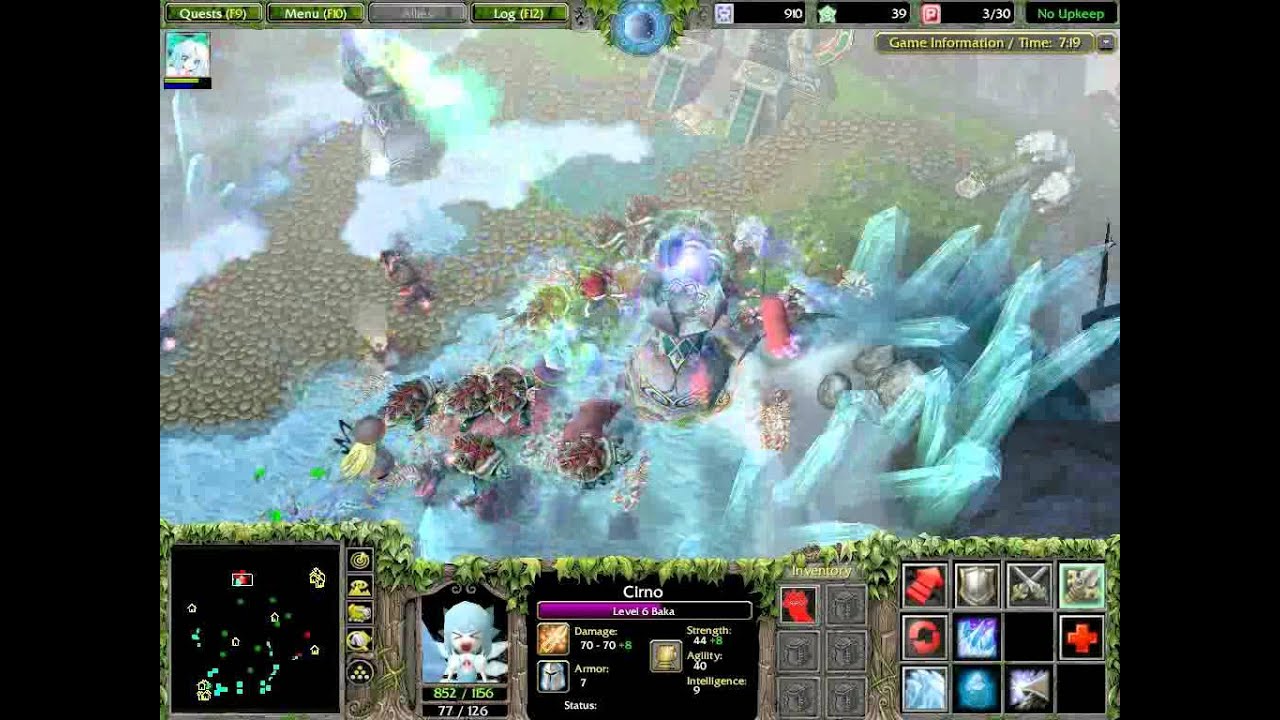 Touhou Defense of the Shrines - Cirno.avi