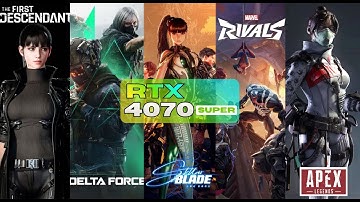 RTX 4070 SUPER - 2025 - Test In 5 Games
