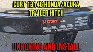 CURT 13146 TRAILER HITCH UNBOXING & INSTALL. HONDA PILOT TEST FITTING & INSTALLATION. QUALITY CHECK.
