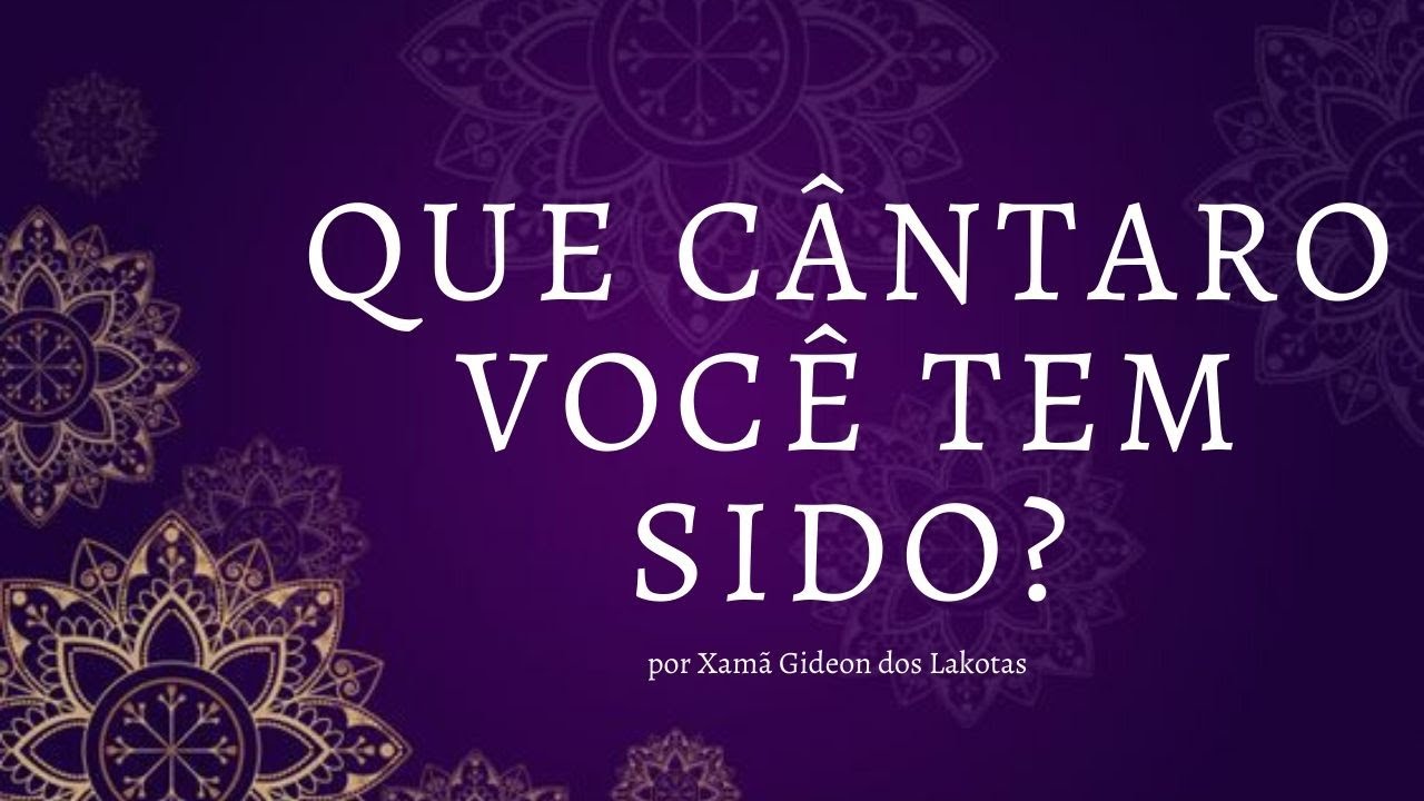 Hino 18 -  Que Cântaro você tem sido  - Xamã Gideon dos Lakotas   Hinário CNSC   Full HD
