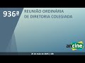 936ª Reunião Ordinária de Diretoria Colegiada - 26/05/2025