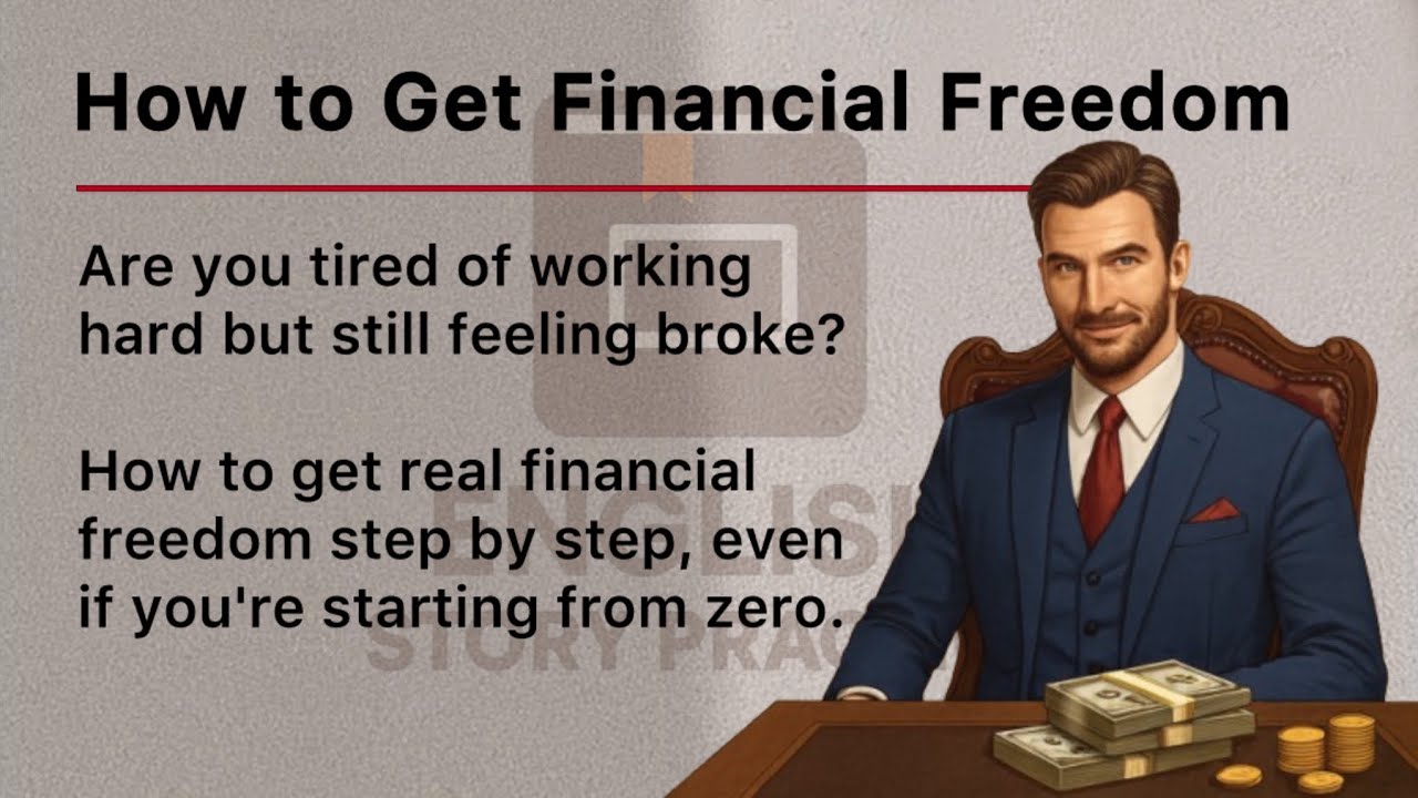How to Achieve Financial Freedom | Learn English Through a Motivational ...