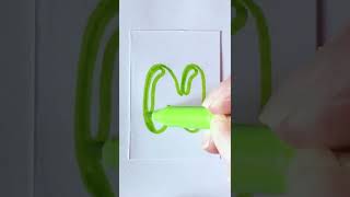 Celebrity DRAWING A BUBBLE LETTER N WITH OUTLINE ✍️ | LETTERING | DOODLE ART FOR BEGINNERS | Art Tutorial Net Worth