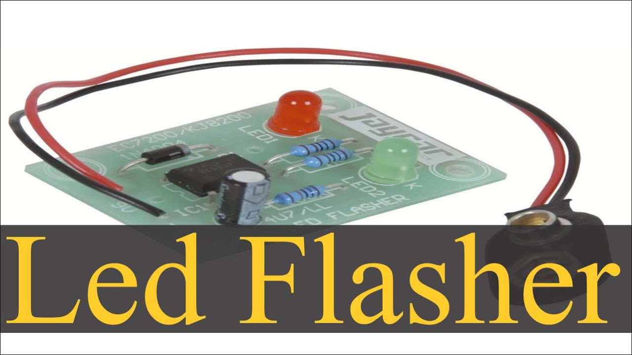 How To Make LED Flasher - YouTube