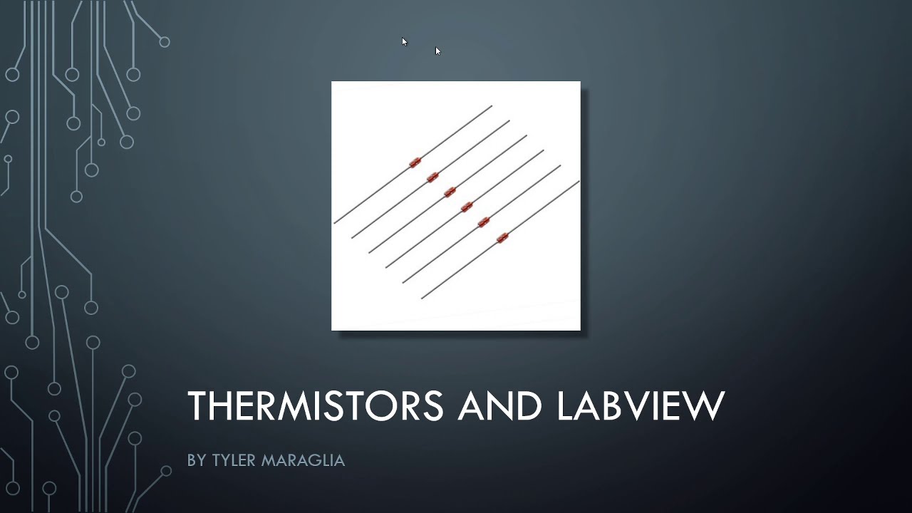 Measuring Temperature with a Thermistor and NI myDAQ in LabVIEW - YouTube