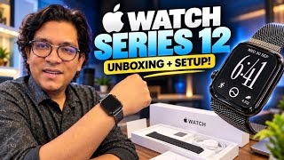 New Apple Watch Series 12 (Dark Bronze) + Milanese Loop! Unboxing + Setup 🔥