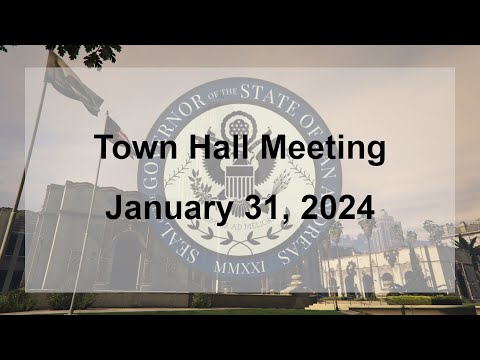 Government Town Hall - January 31, 2024