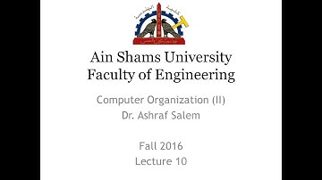 Dr. Ashraf Salem - Lecture Ten