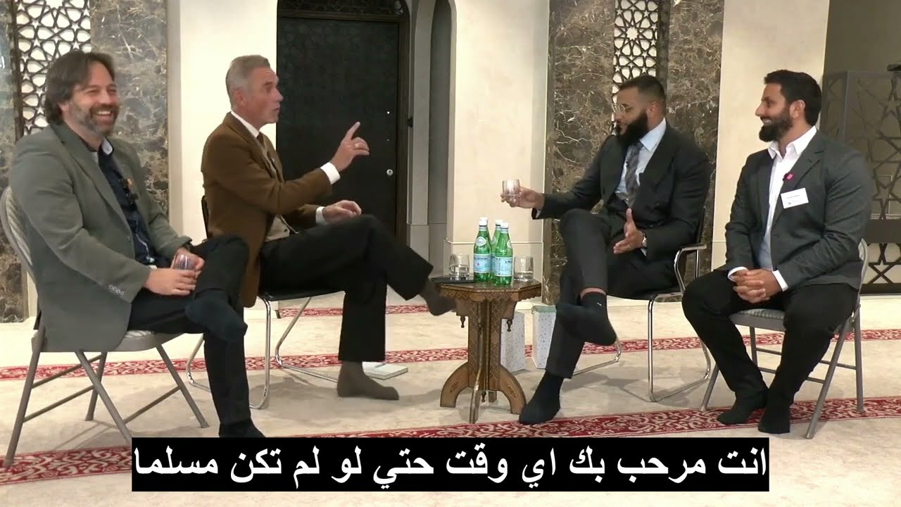 محمد حجاب يدعو جردن بيترسون  للاسلام