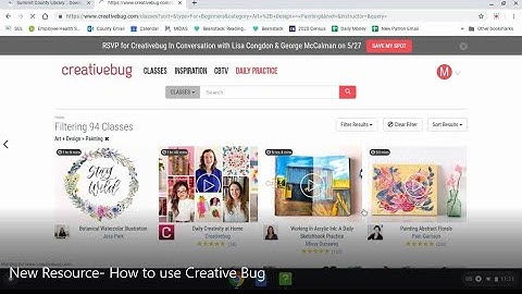 Tech Tuesday: New Resource: How to use Creative Bug