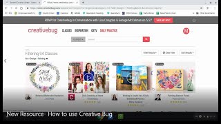 Tech Tuesday: New Resource: How to use Creative Bug