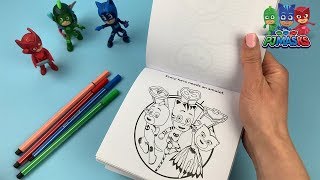 PJ Masks: Carry-Along COLORING SET 🐱Page Coloring BOOK! Every HERO Needs An AMULET! screenshot 2