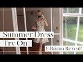 SUMMER DRESS TRY ON & BEDROOM REVEAL // Moving Vlogs Episode 12