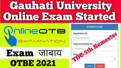 GU Online Exam Started.Online  आनजादा जागायबाय. How to Write Online Exam Gauhati University.