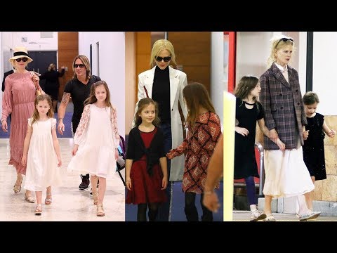 Video: Nicole Kidman Dio Un Vistazo Poco Común A Sus Hijas Sunday Y Faith En Un Video Retro