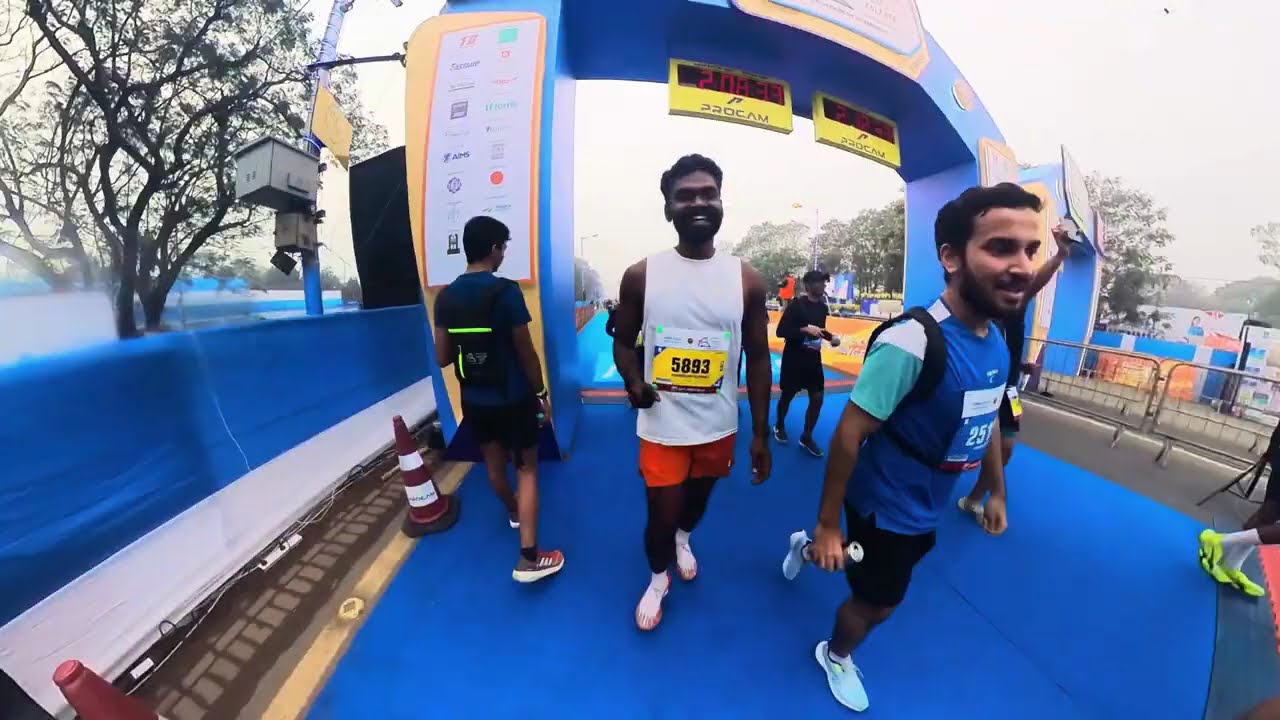 25 km marathon on Kolkata Tata steel world - December 21st  from Sivaganga by singam