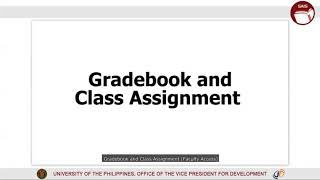 UP Mindanano SAIS training Faculty Self service