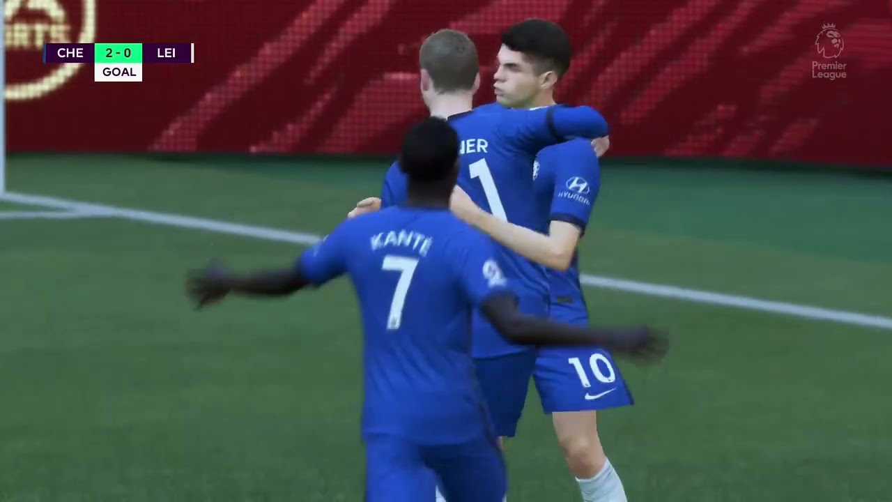 Chelsea vs Leicester City Stamford Bridge Premier League FIFA 21 Xbox Gameplay