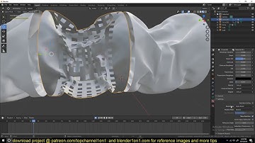 advanced cloth simulation in blender 2.8