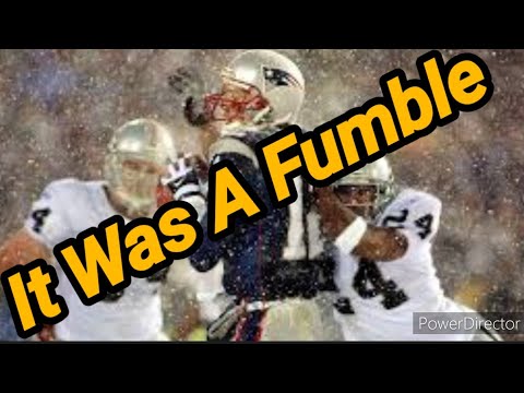 Las Vegas Raiders: 20 Years Ago Today Was The Tuck Rule Game.It Was A Fumble ! By Joseph Armendariz