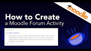 How to Create a Moodle Forum #TeachingOnline by UMOnline 120 views 2 years ago 2 minutes, 47 seconds