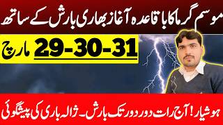 Thunderstorm, Windstorm, Rains Hailstorm Prediction For Pakistan Weather Forecast Pakistan