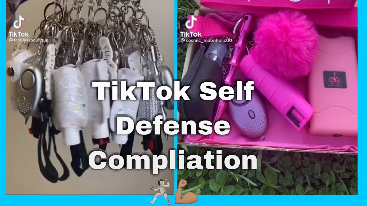 Tiktok Self Defense Keychains Compilation Chezzy Youtube
