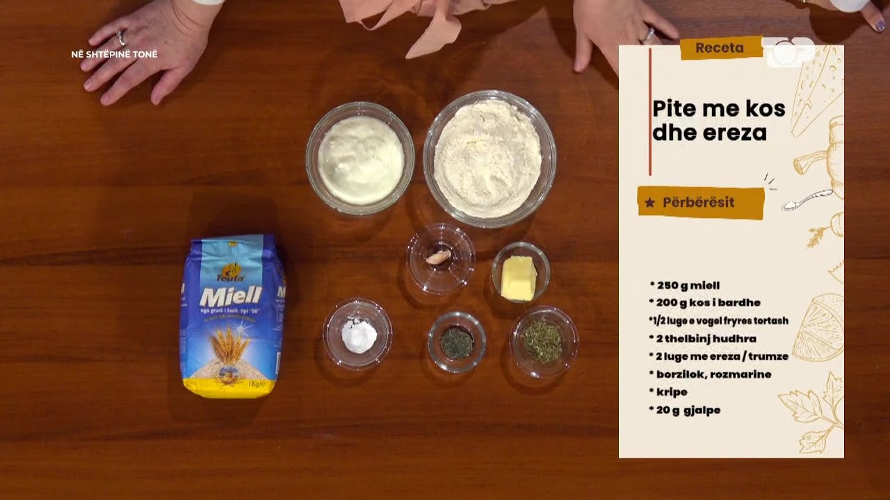 Pite me kos dhe erëza- Në Shtëpinë Tonë