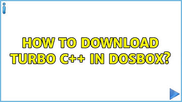 Ubuntu: How to download turbo c++ in DOSBOX?