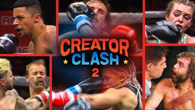 Michael Reeves & Justaminx CRAZY Fight In Creator Clash Boxing Event.. 