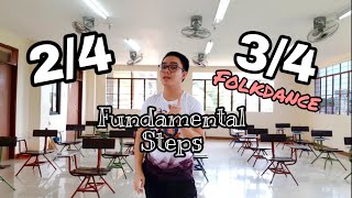 BASIC FOLKDANCE STEPS | 2/4 TIME SIGNATURE