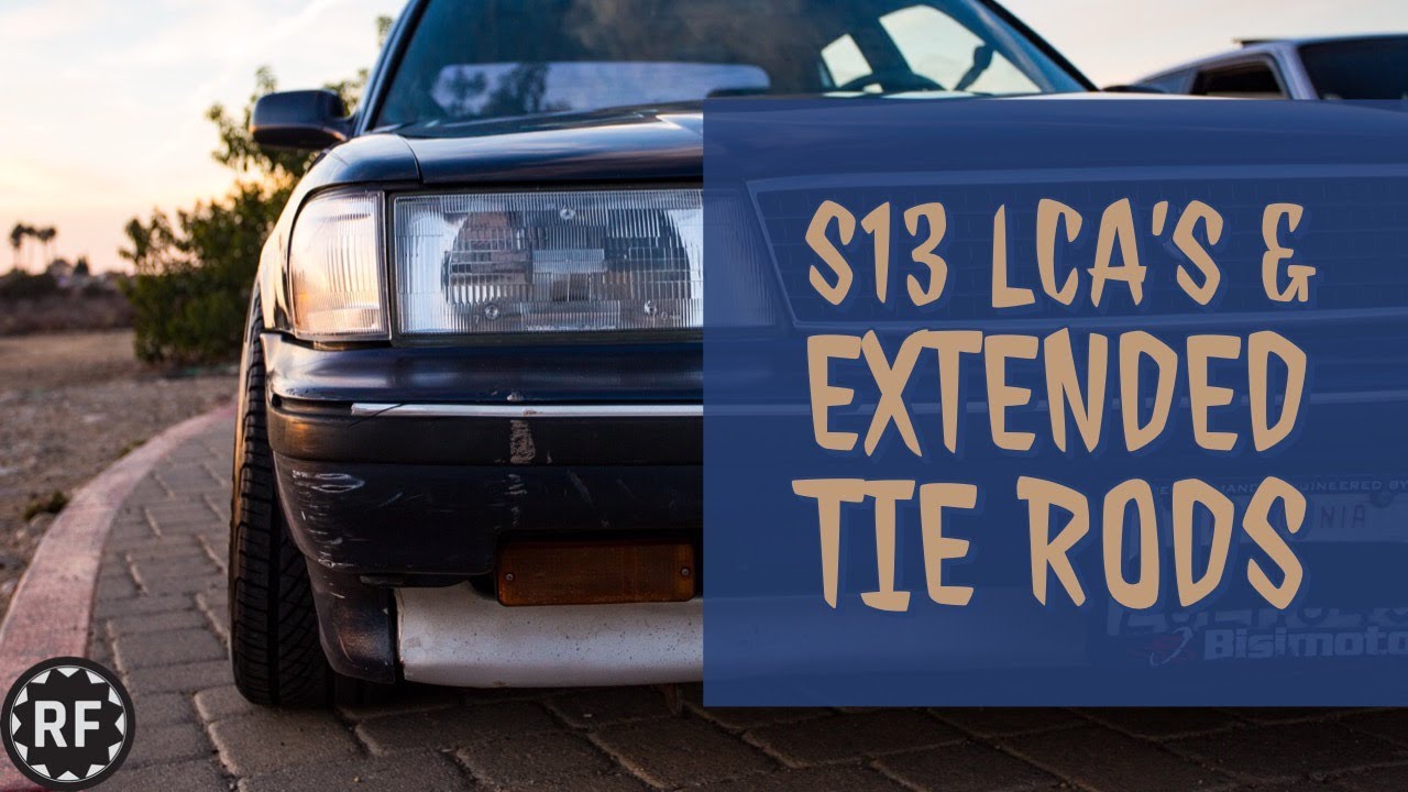 Nissan S13 Lower control arms and Extended Tie Rods for the Cressida