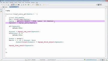 الدرس الخامس عشر : دالة tinyf_users_get الجزء الثاني