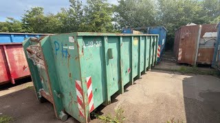 Køb Åben stålcontainer Skibby Jensen Smede A/S Type 18 på Klaravik
