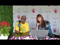 Renee DiNino chats with AFCAMP at The Travelers Championship