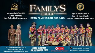 Live Familys Group Edisi Kp Gardu Desa Kramat Paku HajiTangerang | Sabtu 6 September 2025 | MALAM