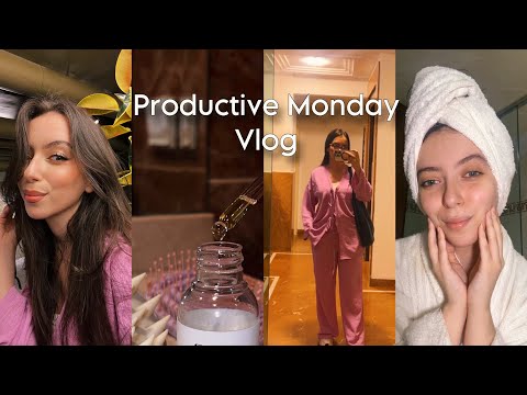 VLOG: Productive Monday with me running errands, filming, editing, hair oiling ..