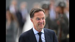 German Chancelor, NATO SG and Dutch PM make a declaration after a meeting