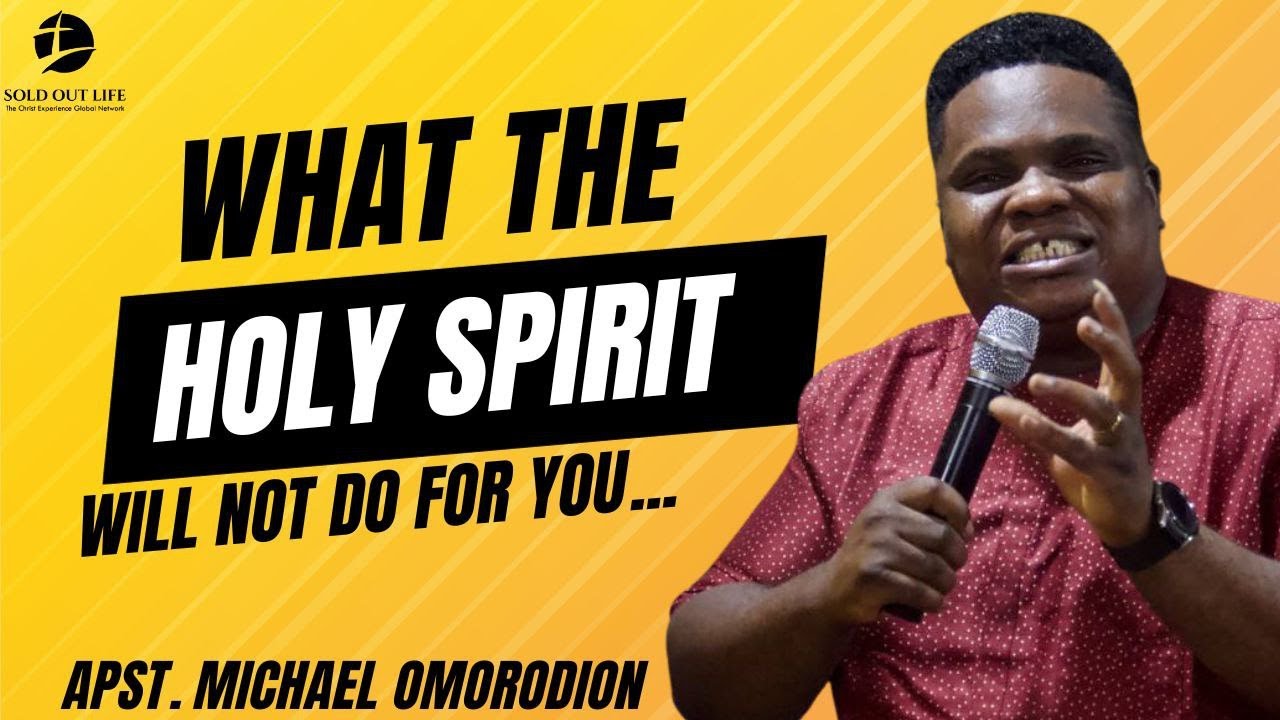 WHAT THE HOLY SPIRIT WILL NOT DO... - YouTube