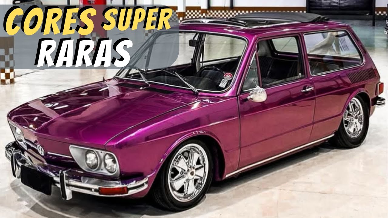 CORES SUPER RARAS DA VW BRASILIA! (CORES METALICAS DO CATALOGO VW DE 1974 A 1977)