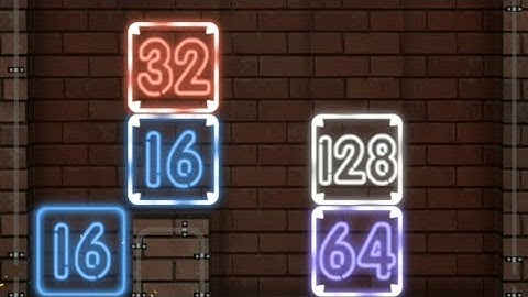 DROP NUMBER NEON 2048 GAMES PUZZLE ANDROID (GAMEPLAY) - PART KOMPILASI