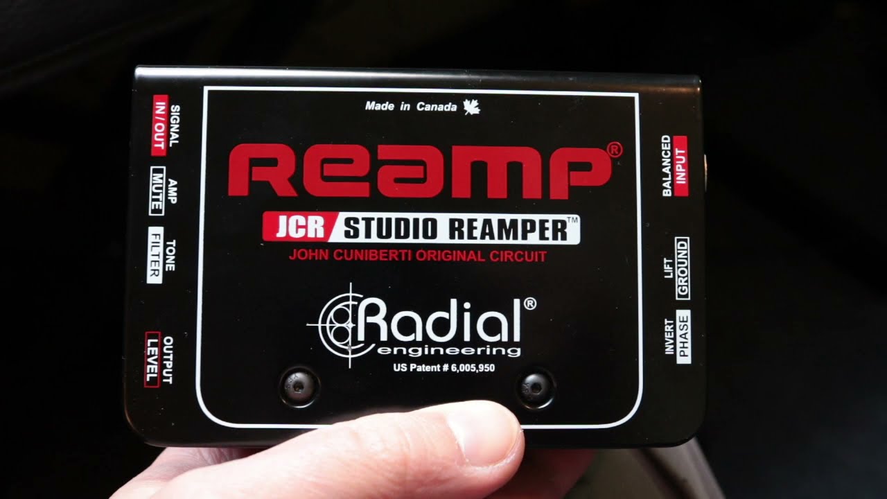 Radial JCR Studio Reamper Review & Demo