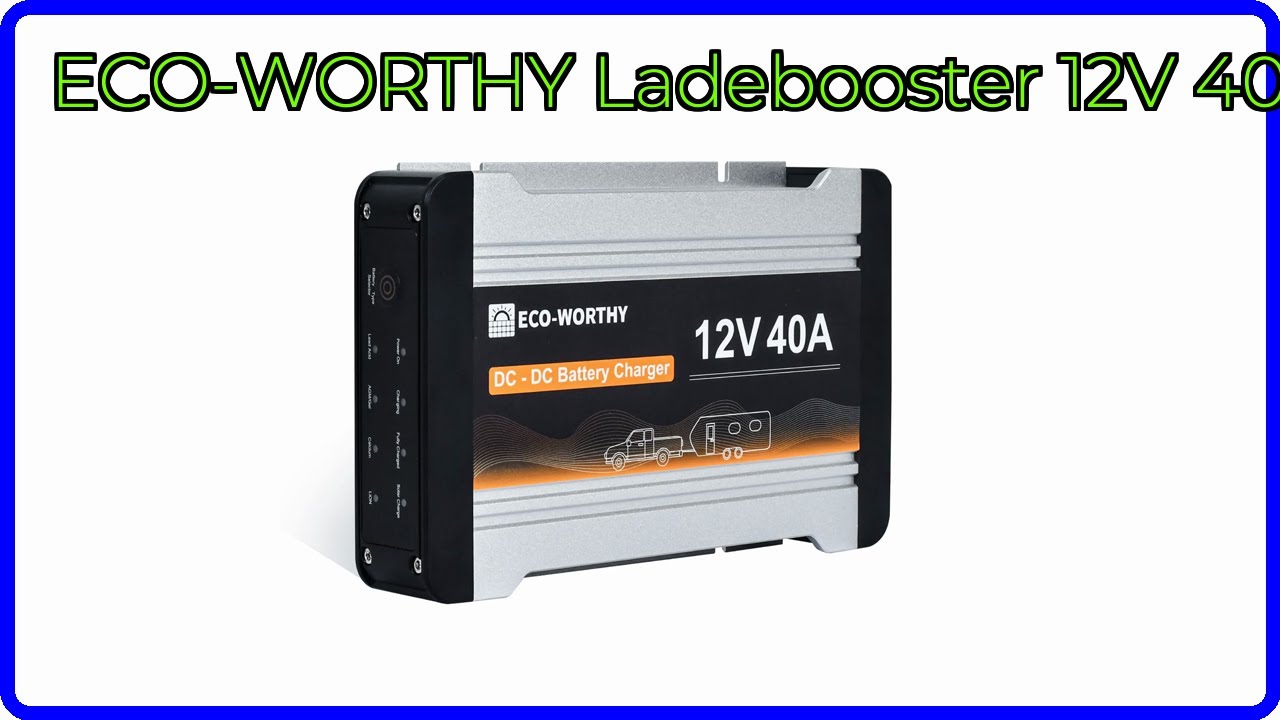 12V 40A MPPT DC Zu DC Batterielagerät | Eco-Worthy – eco-worthy 12V 40A MPPT DC Zu DC Batterielagerät | Eco-Worthy – eco-worthy