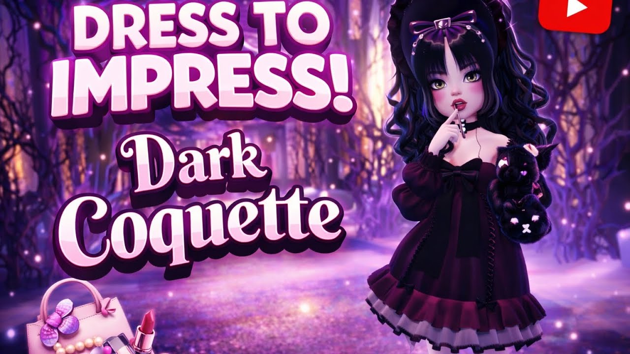 Dark Coquette Theme Turned Into DRAMA  | Dress To Impress #dresstoimpress  #viral #trends - YouTube