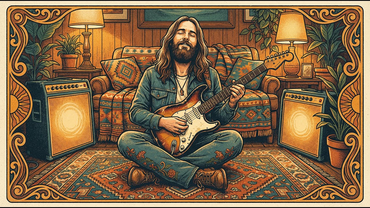 МУЗЫКА ДЛЯ СНА: СТИЛЬ PINK FLOYD ★Гитарное Соло★ [От Бессонницы] [Без Барабанов]