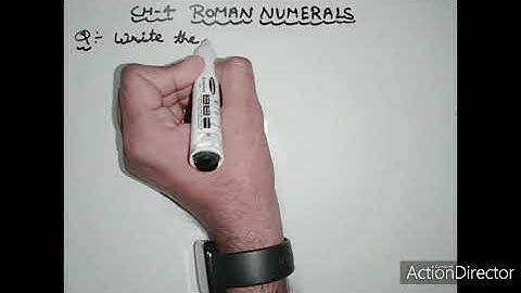 Class-5th Maths Ch-4 Roman numerals