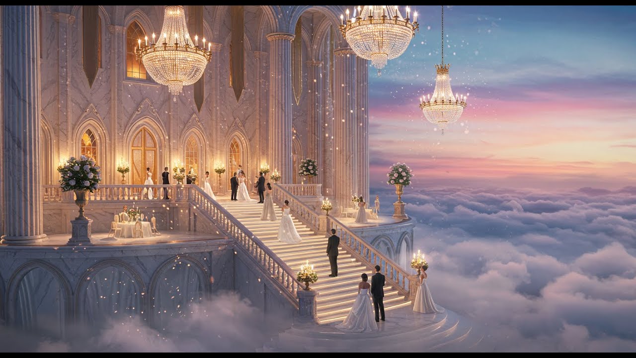 Beyond the Clouds: The Grand Fantasy Palace Above Sky | Ultra-Realistic 8K Cinematic Fantasy World