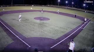 Coyotes' #69 hits very long home run over RF fence vs. Bird Gang at Berliner Park in Columbus Ohio