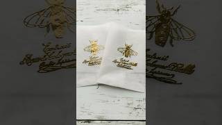 トレーシングペーパーで作る簡単平袋♪エンボスパウダーで飾ってみました　#くらふとふぁむ #ペーパーバック #100均