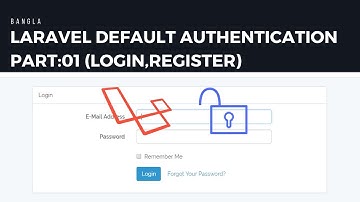 Laravel Default Authentication Part:02 (Login, Register)